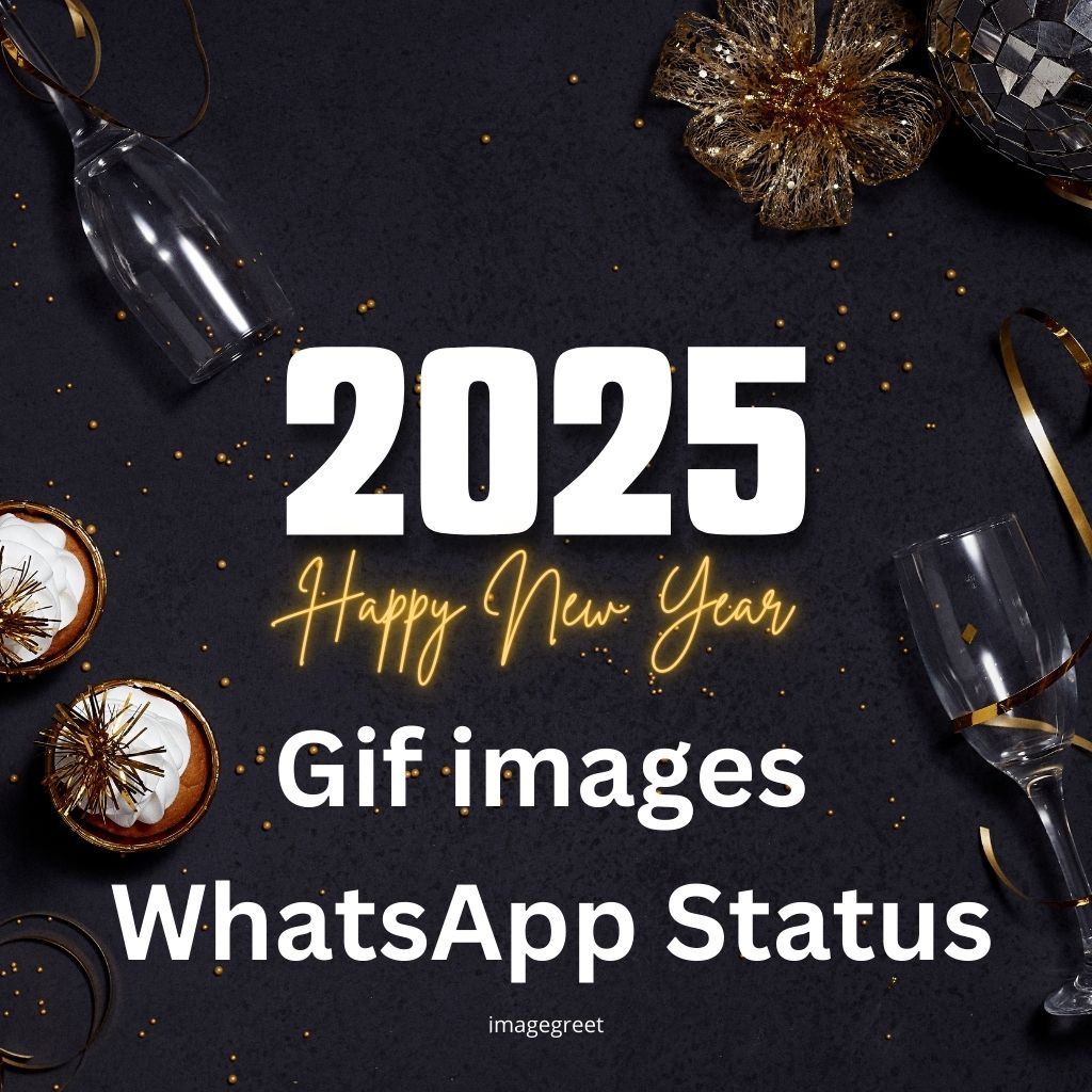 Happy New Year 2025 gif whatsapp status